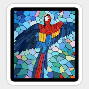 Macaw-Art Sticker